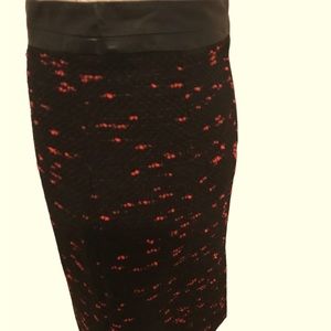 Milly skirt with leather waist band